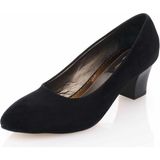 Costo Shoes 1023 Siyah Suet Büyük Numara Bayan Ayakkabısı