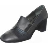 Costo Shoes 15118 Siyah Cilt Büyük Numara Kadın Topuklu Ayakkabı