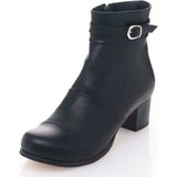 Costo Shoes 17001 Siyah Büyük Numara Kadın Ayakkabı
