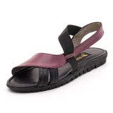 Costo Shoes 180052 Bordo Siyah Büyük Numara Sandalet