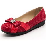 Costo Shoes 18539 Kırmızı Damla Baskı Büyük Numara Babet