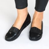 Costo Shoes 18550 Siyah Büyük Numara Babet
