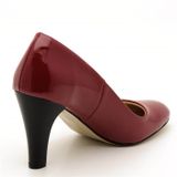Costo Shoes 1923 Bordo Rugan Kadın Topuklu Ayakkabı