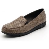 Costo Shoes 200592 Vizon Timsah Baskı Büyük Numara Bayan Ayakkabı