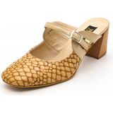 Costo Shoes 2405 Taba Büyük Numara Bayan Terlik Ayakkabı