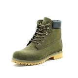 Costo Shoes 36 37 38 39-45 46 47 48 49 50 Numaralarda Haki Nubuk Timberland Stil Kışlık Büyük Numara Erkek Bot Sıcak Astar Rahat