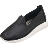 Costo Shoes 41-42-43-44 Numaralarda N0609 Siyah Soft Deri Çok Hafif Yumuşak Taban Büyük Numara Kadın Ayakkabı