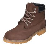 Costo Shoes 45 46 47 48 49 50 Numaralarda TLAND0802 Kahve Nubuk Timber land Style Kışlık Büyük Numara Erkek Bot Sıcak Astar Rahat