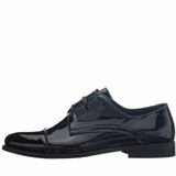 Costo Shoes 45,46,47,48,49,50 Numaralarda NV1945 Siyah Rugan Erkek Ayakkabısı