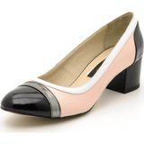 Costo Shoes 5673 Siyah Rugan Kadın Topuklu Ayakkabı