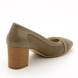 Costo Shoes 5675 Vizon Kadın Topuklu Ayakkabı