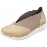 Costo Shoes A1357 41-42-43-44 Krem Lastikli Ortopedik Rahat Taban Günlük Büyük Numara Kadın Ayakkabı
