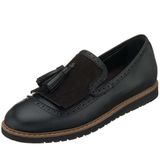 Costo Shoes AG1017 45-46-47-48-49-50 Siyah 4 Mevsim Üst Kalite Termo Taban Büyük Numara Erkek Ayakkabısı Rahat Geniş Kalıp