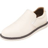 Costo Shoes AG8044 Bej 4 Mevsim Üst Kalite Termo Taban Büyük Numara Erkek Ayakkabısı Rahat Geniş Kalıp
