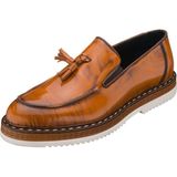 Costo Shoes ALP76 Taba Açma Deri Hafif Rahat Eva Taban Rahat Geniş Kalıp Premium SerisiErkek Klasik Ayakkabılar