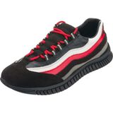 Costo Shoes Amex Siyah Büyük Numara Dana Derisi Rahat Geniş Kalıp Erkek Vip Spor Ayakkabı