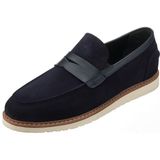 Costo Shoes AYL1112 Lacivert Süet Termo Taban 4 Mevsim Büyük Numara Erkek Ayakkabısı