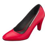 Costo Shoes AYS7986 Kırmızı Deri Topuklu Özel Seri Kadın Stiletto