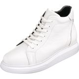 Costo Shoes Beyaz Büyük Numara Dana Derisi Rahat Geniş Kalıp Erkek Bot