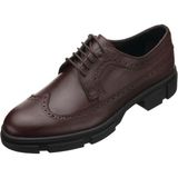 Costo Shoes CK713 Kahve Dana Derisi Kauçuk Taban Erkek Büyük Numara Ayakkabı - Kahve Deri