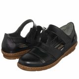Costo Shoes DRL7063 Siyah Geniş Kalıp Kauçuk Taban Kadın Günlük Ayakkabı