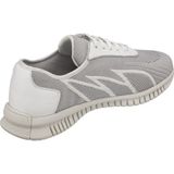 Costo Shoes Eray-02 Gri-Beyaz Spor Ayakkabı Rahat Geniş Kalıp Kauçuk Esnen Taban - Gri - Beyaz