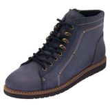 Costo Shoes ERN0126 Lacivert Crazy Yağlı Termo Taban Dana Derisi Erkek Bot