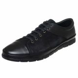 Costo Shoes EU1840 Siyah Nubuklıu 4 Mevsim Büyük Numara Üst Kalite Erkek Ayakkabısı