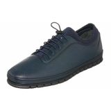Costo Shoes EU6010 Lacivert Büyük Numara Rahat Kauçuk Taban Özel Seri 4 Mevsim Erkek Ayakkabısı