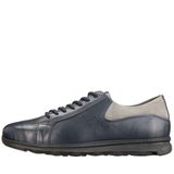 Costo Shoes GG8013 Koyu Lacivert Dana Derisi Kauçuk Taban Rahat Geniş Kalıp Büyük Numara 4 Mevsim Erkek Ayakkabısı
