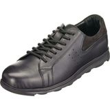 Costo Shoes GG8013 Siyah Dana Derisi Kauçuk Taban Rahat Geniş Kalıp Büyük Numara 4 Mevsim Erkek Ayakkabısı