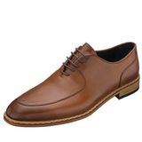 Costo Shoes GS1905 K.Taba Deri Vip Rahat Şık Kalıp Serisi Klasik Erkek Kundura
