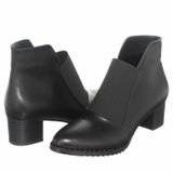 Costo Shoes K155 Lastikli 5 Pont Siyah Kadın Bot