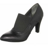 Costo Shoes KDR1121 41 42 43 44 Siyah Rahat Geniş Kalıp Üst Kalite Streçli Büyük Numara Kadın Ayakkabısı