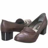 Costo Shoes KDR1876 Kahve Büyük Numara Rahat Kalıplı Yeni Sezon Büyük Numara Kadın Ayakkabısı