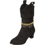 Costo Shoes M.F1914 Siyah Süet Kadın Bot