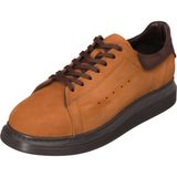 Costo Shoes M.queen Tarzı Taba Üst Kalite Ekstra Rahat Kalıp Vip Deri Büyük Numara Erkek Spor Ayakkabı