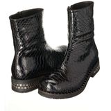 Costo Shoes NR1332 Siyah Croco Kadın Bot