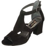 Costo Shoes NR1632 Siyah Süet Rahat ve Geniş Kalıp Özel Seri Kadın Büyük Numara Ayakkabı