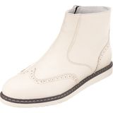 Costo Shoes Numaralarda NRN1205 Bej Süspansiyonlu Kauçuk Taban Büyük Numara Dana Derisi Rahat Geniş Kalıp Erkek Bot