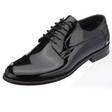 Costo Shoes NV1086 Siyah Rugan Neolit Taban Büyük Numara Erkek Klasik Ayakkabı