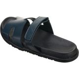Costo Shoes PAŞA108 Lacivert Dana Derisi Erkek Sandalet Terlik Dana Derisi Rahat Kalıp Şık Tasarım