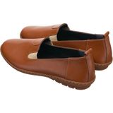 Costo Shoes PR4411 Taba Içi Dana Derisi Rahat Geniş Kalıp Yeni Sezon Büyük Numara Kadın Ayakkabısı