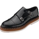 Costo Shoes PST321 Siyah Açma Deri Üst Kalite Hafif Rahat Eva Taban Premium Serisi Erkek Ayakkabı