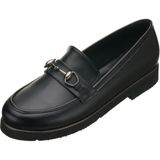 Costo Shoes R4014 Siyah Içi Dana Derisi Rahat Geniş Kalıp Yeni Sezon Büyük Numara Kadın Ayakkabısı
