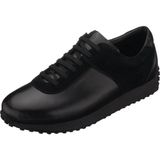 Costo Shoes S4112 Siyah Deri Üst Kalite Rahat Geniş Kalıp Erkek Deri Spor Ayakkabı