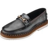 Costo Shoes SNM1910 Gri Açma Deri Eva Rahat Hafif Taban Giydirimi Rahat Geniş Kalıp Özel Seri El İşçiliği Erkek Ayakkabı