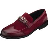 Costo Shoes TR1071 Bordo Deri Özel Seri El İşçiliği Rahat Şık Tasarım Premium Serisi Erkek Ayakkabı