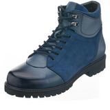 Costo Shoes YN2022 Lacivert Büyük Numara Dana Derisi Erkek Bot