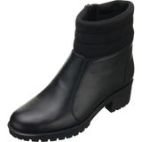 Costo Shoes YSM14 Siyah Dana Deri Rahat Şık Konforlu Taban Kadın Kışlık Bot - Siyah Deri